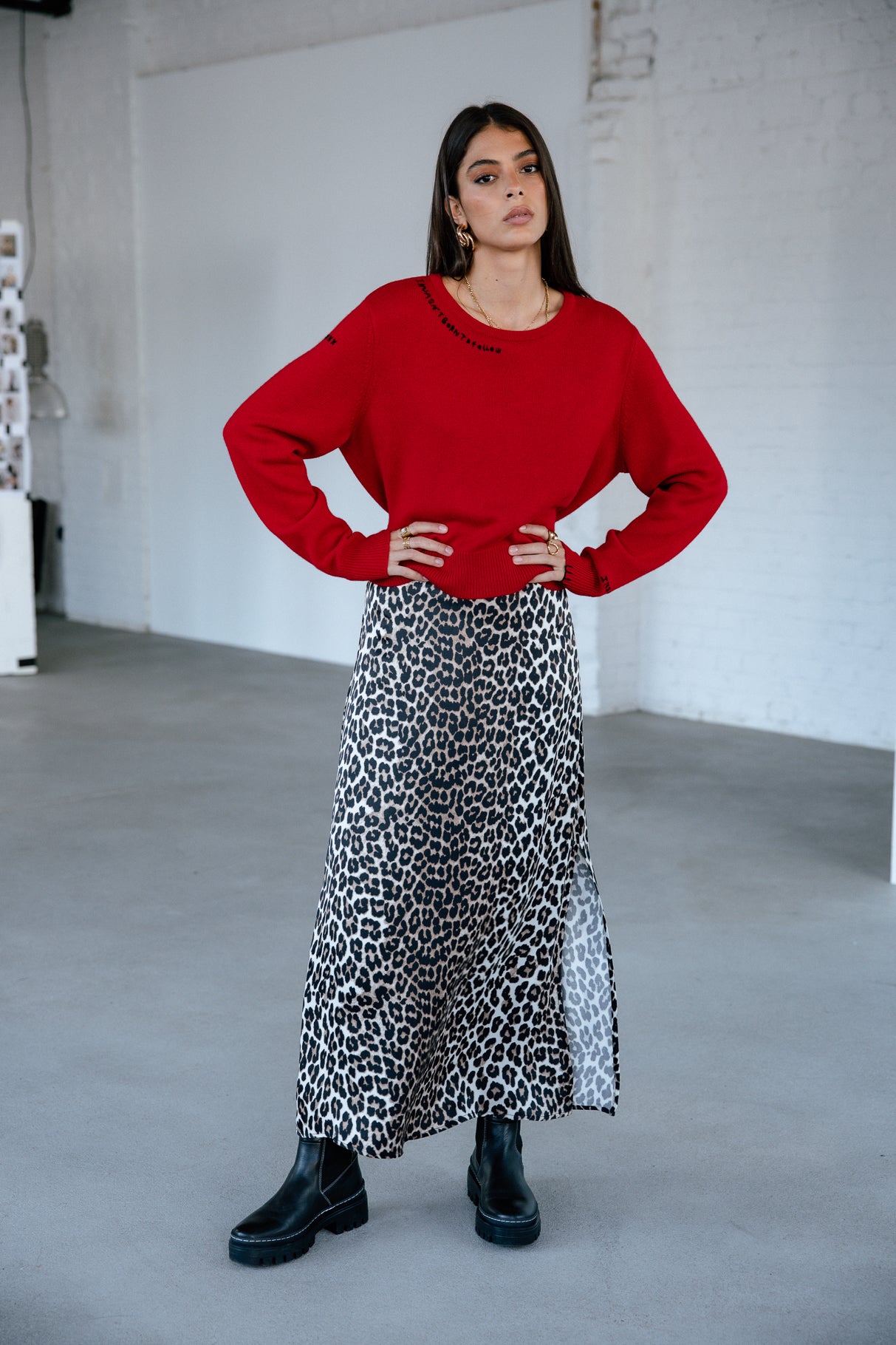 

Pull avec broderies fantaisies Mujer Parel salsa | Freeman T. Porter