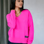 

Pull laine & cachemire Frau Pram pink fluo | Freeman T. Porter