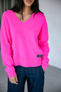 

Woll- & Kaschmirpullover Damen Pram pink fluo | Freeman T. Porter