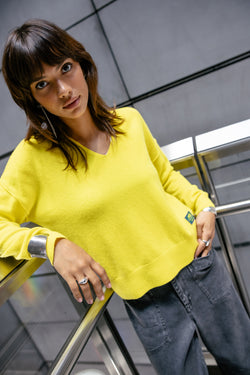

Woll- & Kaschmirpullover Damen Pram sulphur spring | Freeman T. Porter