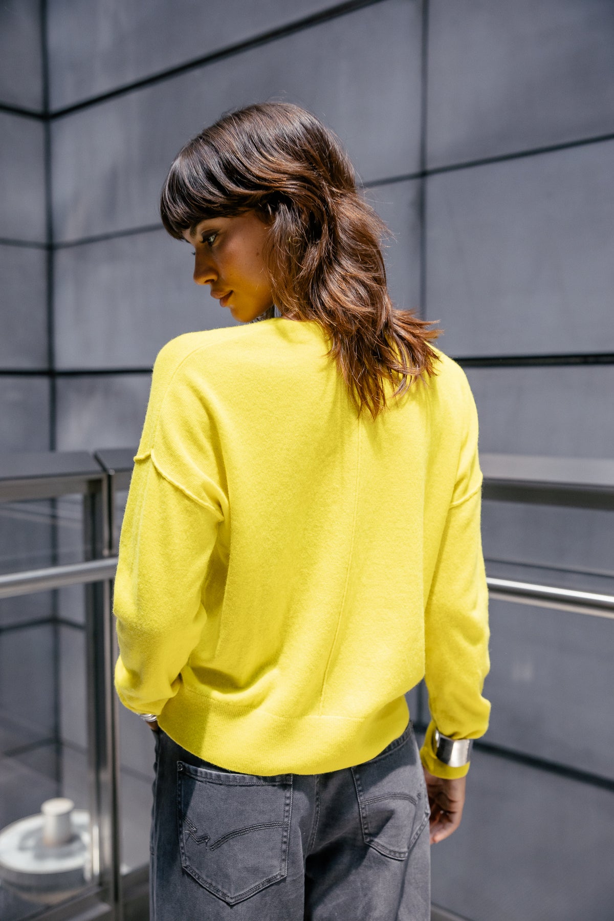 

Woll- & Kaschmirpullover Damen Pram sulphur spring | Freeman T. Porter