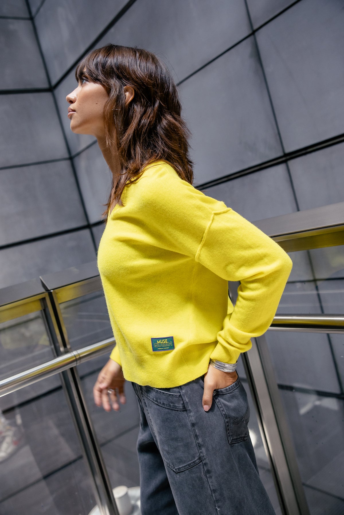 

Woll- & Kaschmirpullover Damen Pram sulphur spring | Freeman T. Porter