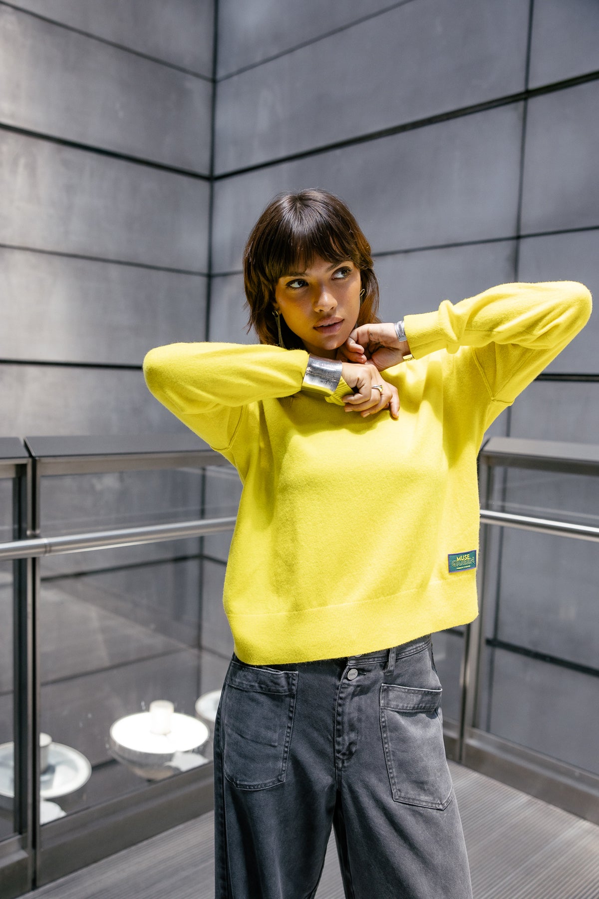 

Woll- & Kaschmirpullover Damen Pram sulphur spring | Freeman T. Porter