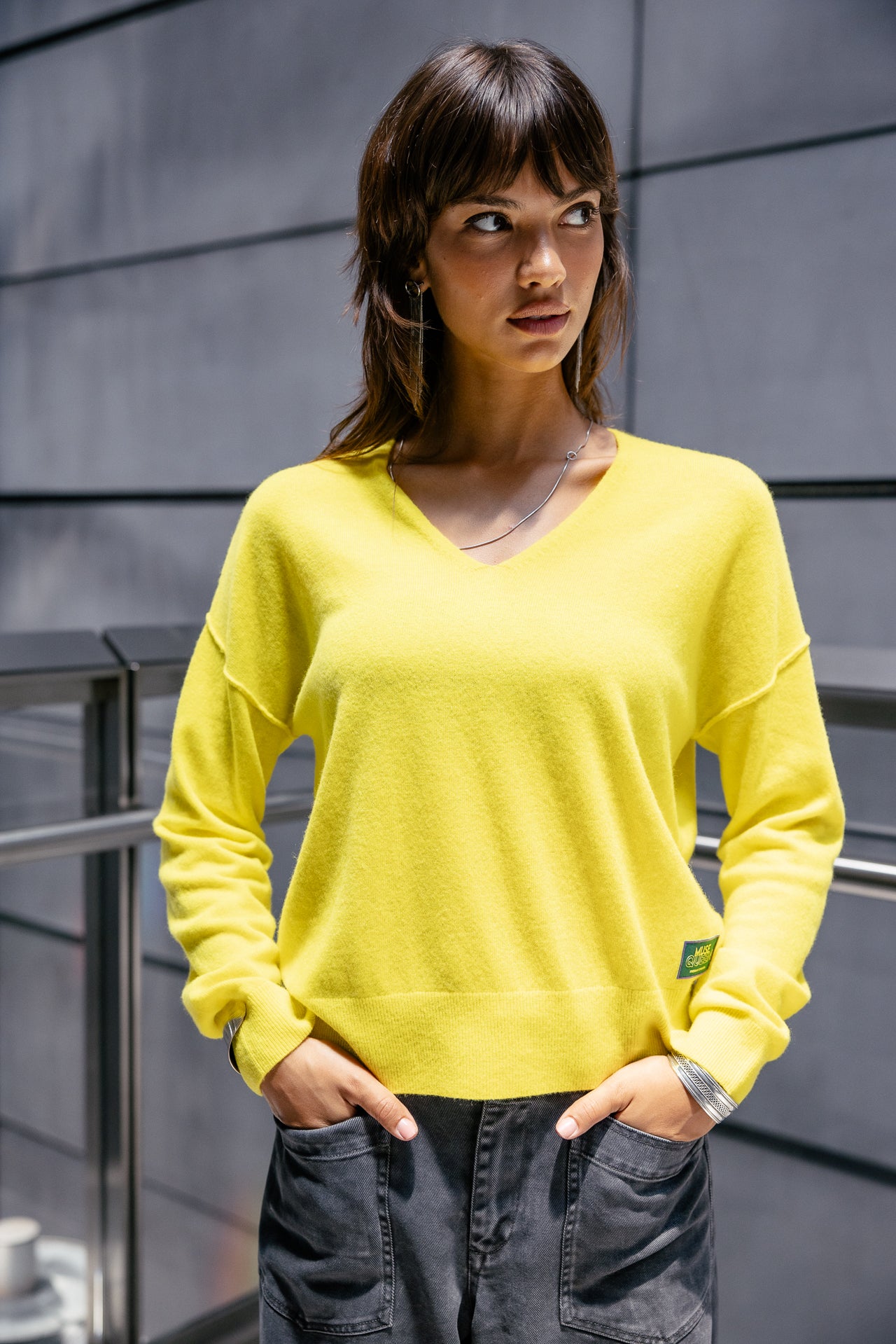 

Woll- & Kaschmirpullover Damen Pram sulphur spring | Freeman T. Porter