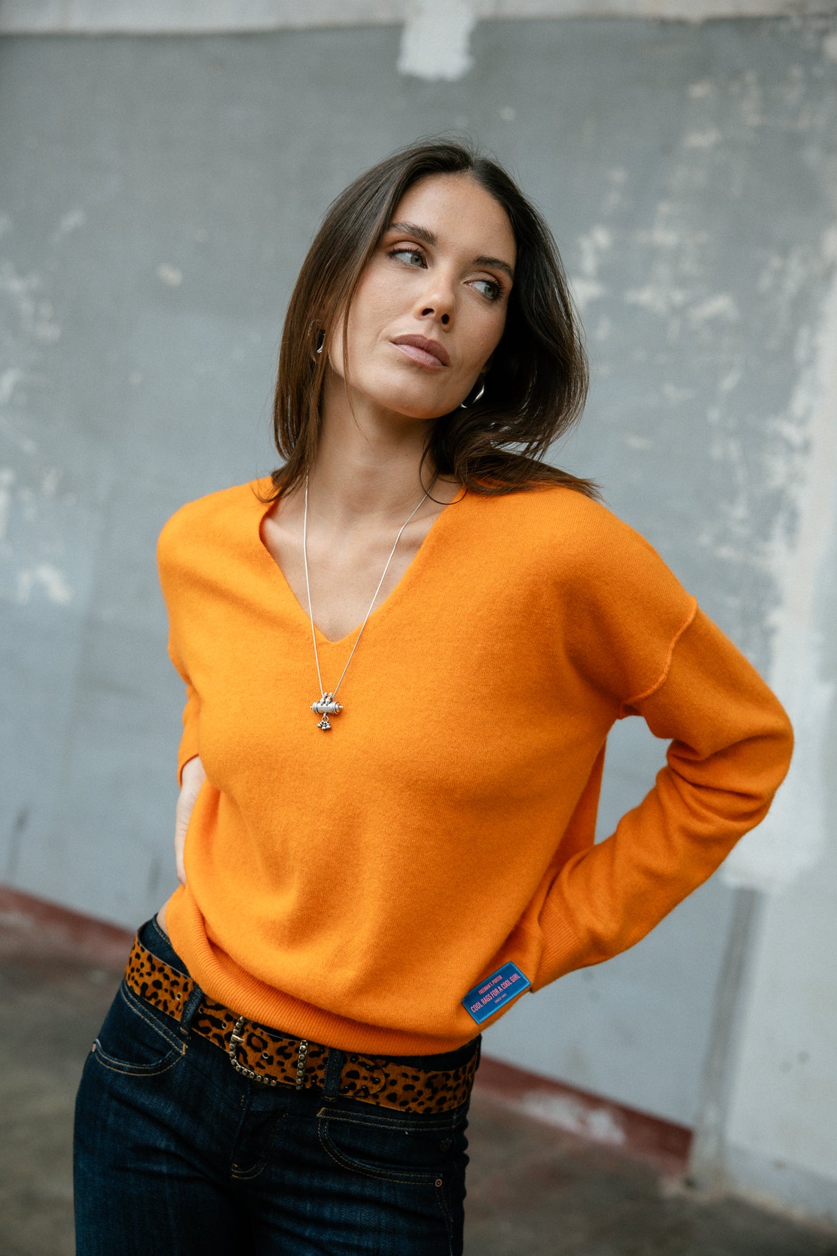   
            

Pull laine & cachemire Femme Pram orange peel | Freeman T. Porter
          