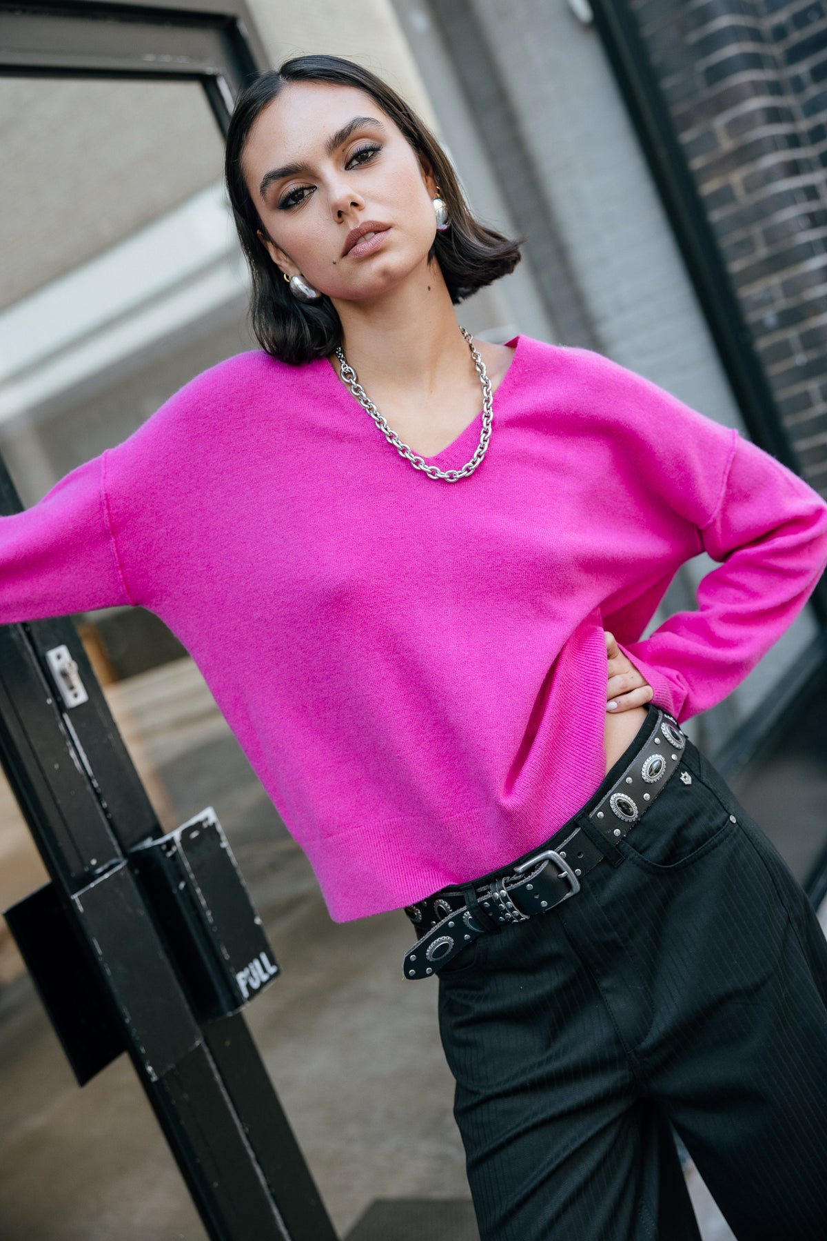 

Woll- & Kaschmirpullover Damen Pram rose violet | Freeman T. Porter