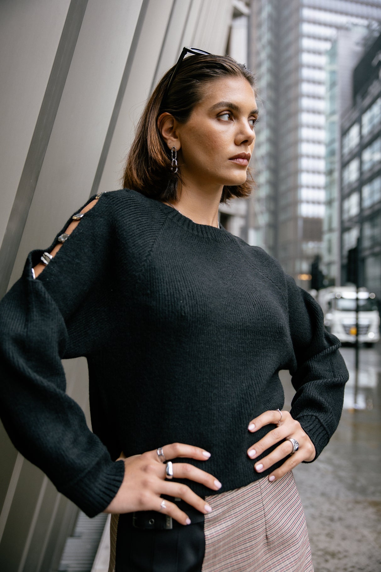   
            

Pull manches fantaisie Femme Perline black | Freeman T. Porter
          
