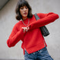 

Pull zippé coté Femme Pelosa Zip goji berry | Freeman T. Porter