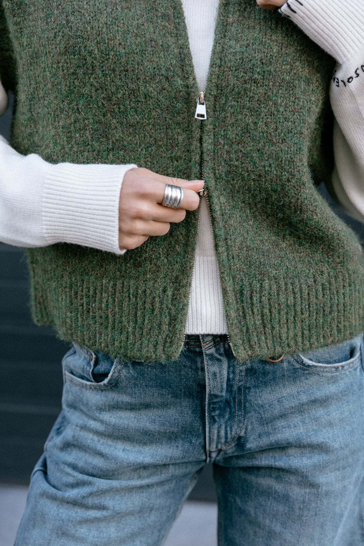 

Zipped sweater   Woman Phreem khaki | Freeman T. Porter