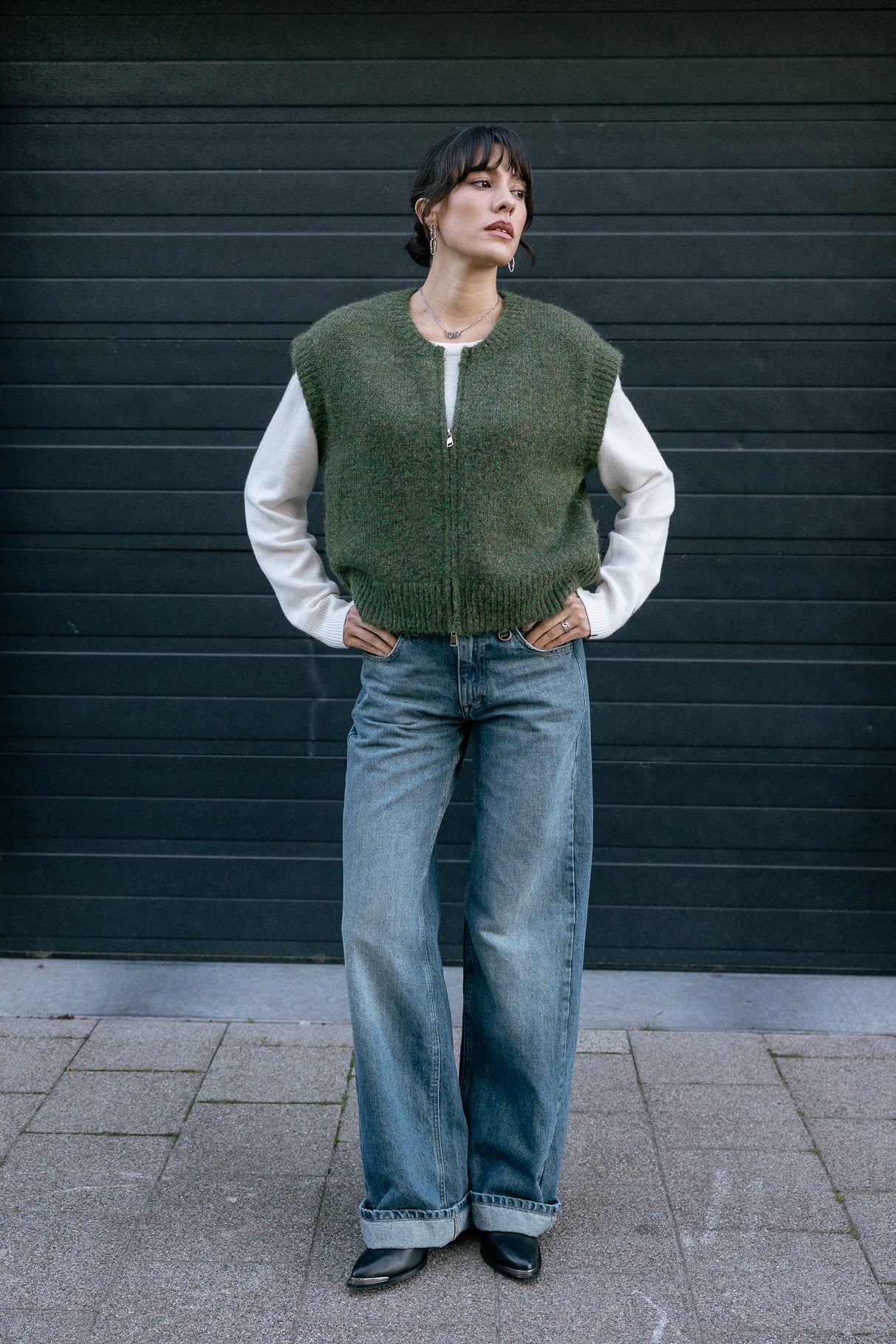 

Zipped sweater   Woman Phreem khaki | Freeman T. Porter