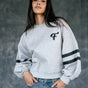 

Sweatshirt strass Femme Sheldone Shiny greymelange | Freeman T. Porter