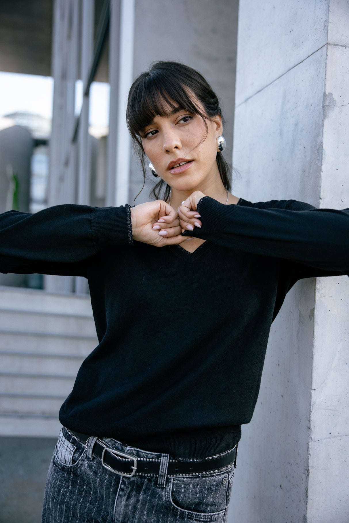 

Pull icon dos Femme Lorel black | Freeman T. Porter