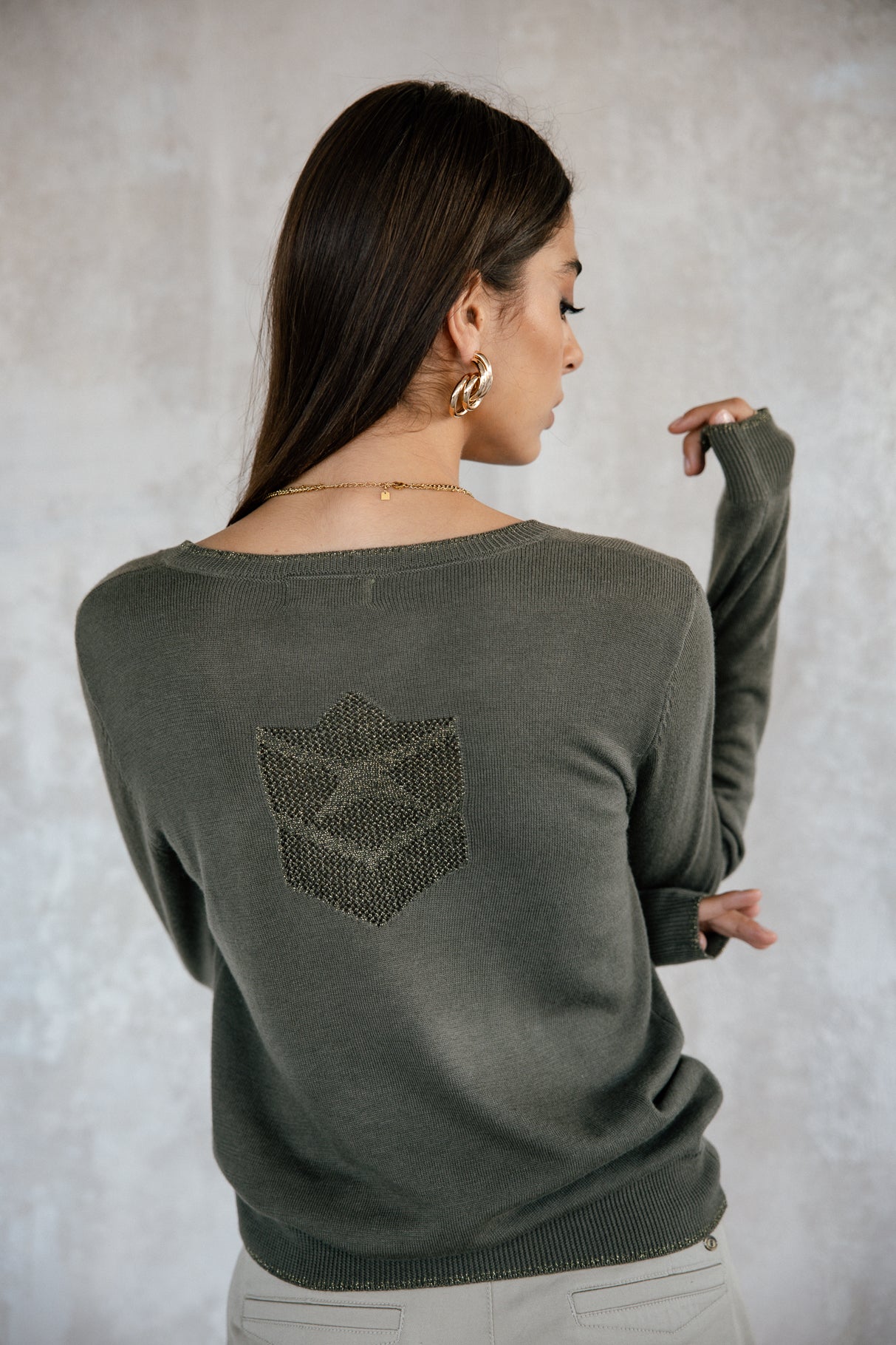

Pull icon dos Femme Lorel tea leaf | Freeman T. Porter