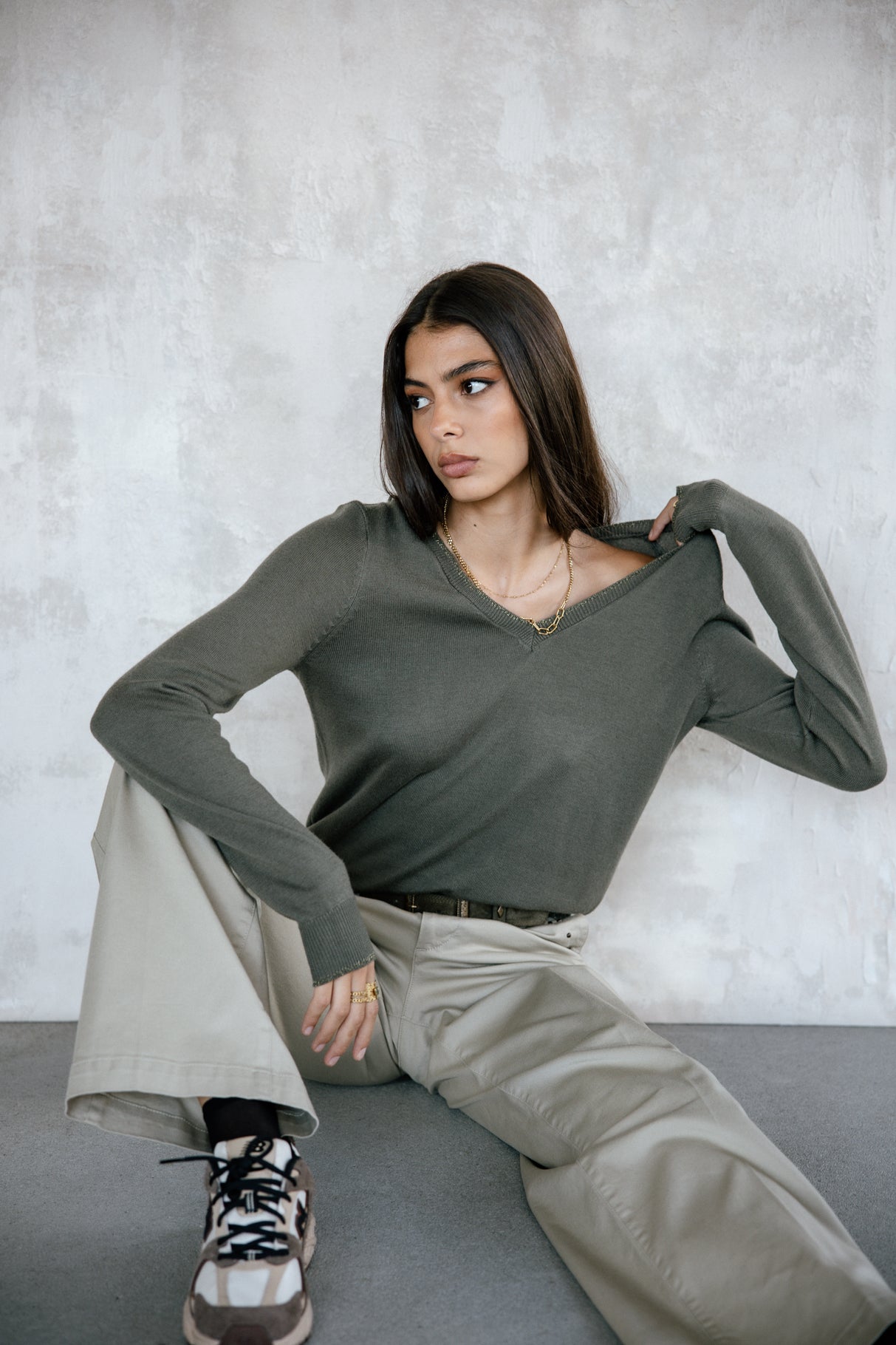 

Pull icon dos Femme Lorel tea leaf | Freeman T. Porter