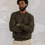 

Sweater with shoulder panel Men Pavel Shoulder olive night | Freeman T. Porter