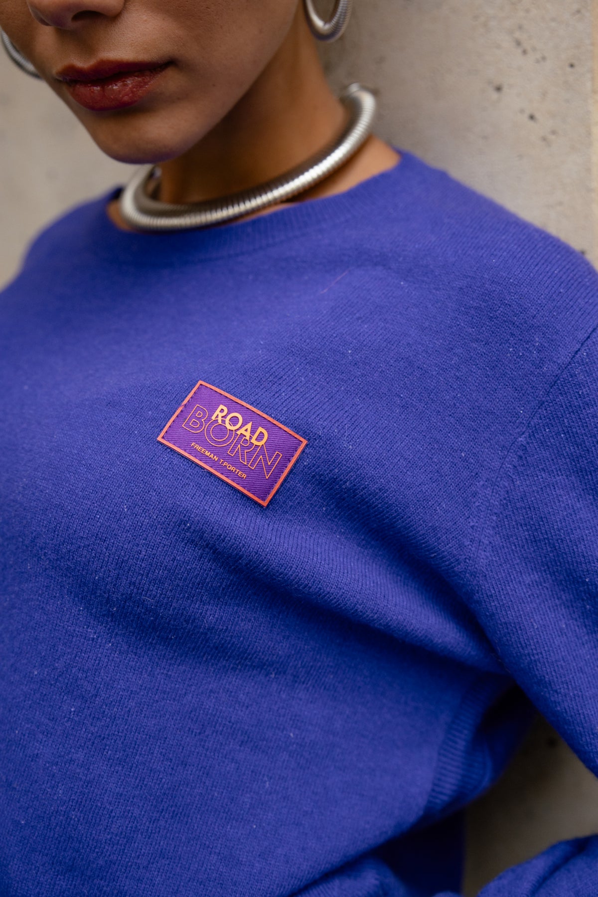 

Kurzer Pullover Damen Pharos deep blue | Freeman T. Porter