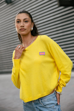 

Pull court Femme Pharos yellow | Freeman T. Porter