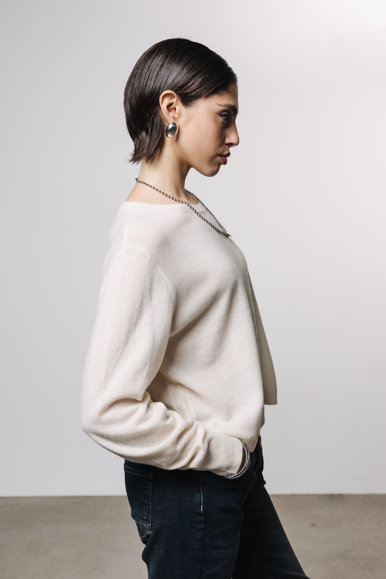 

Jersey corto Mujer Pharos ecru | Freeman T. Porter