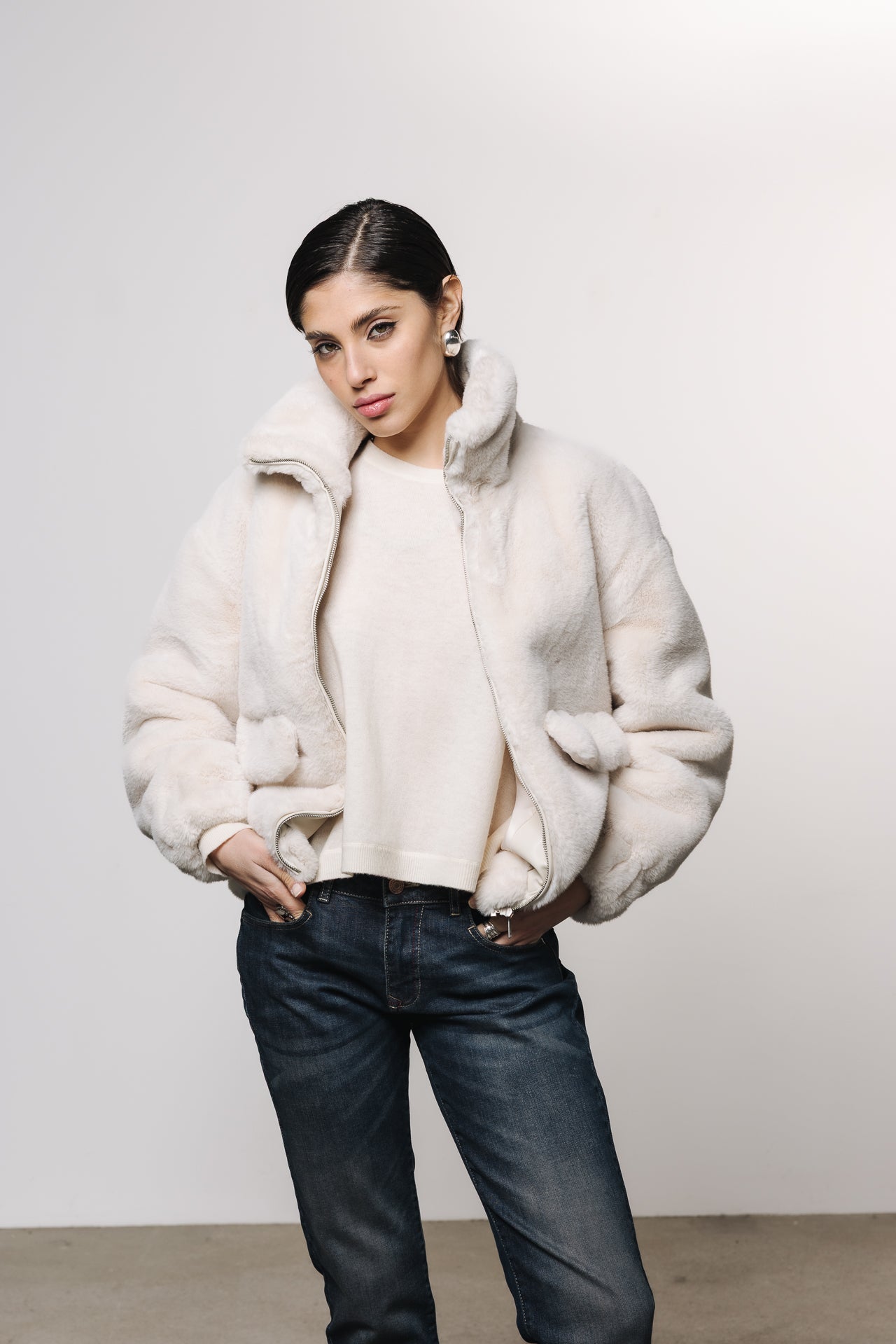 

Jersey corto Mujer Pharos ecru | Freeman T. Porter