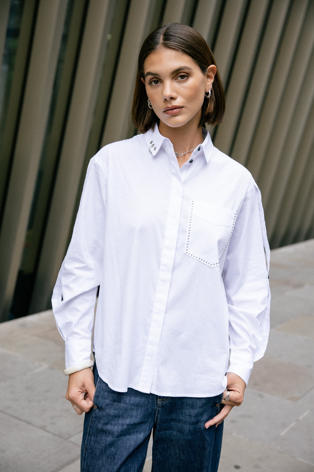  
            

Chemise oversize Femme Chenoa Punk white | Freeman T. Porter
          