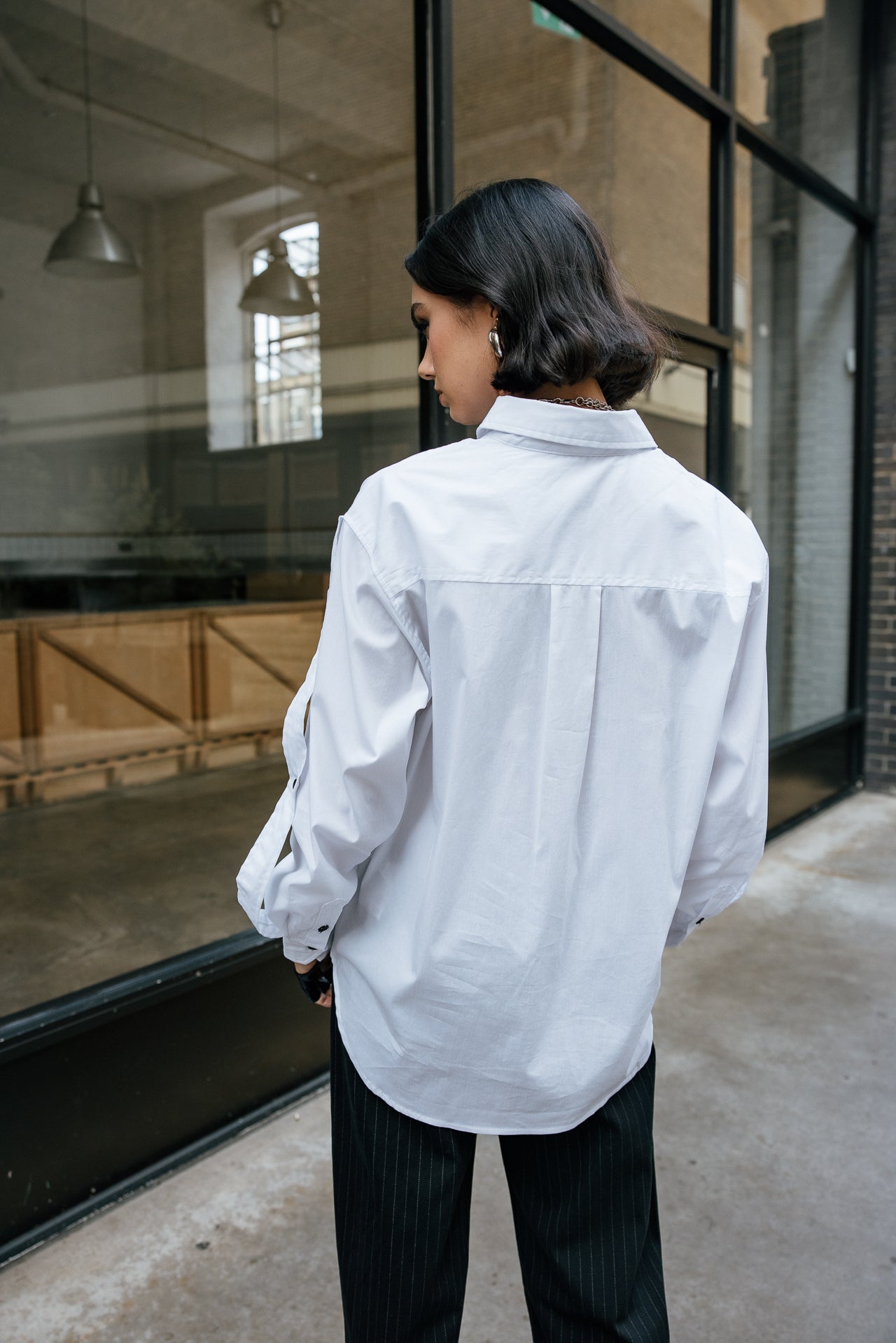 

Oversize-Hemd Damen Chenoa Punk white | Freeman T. Porter