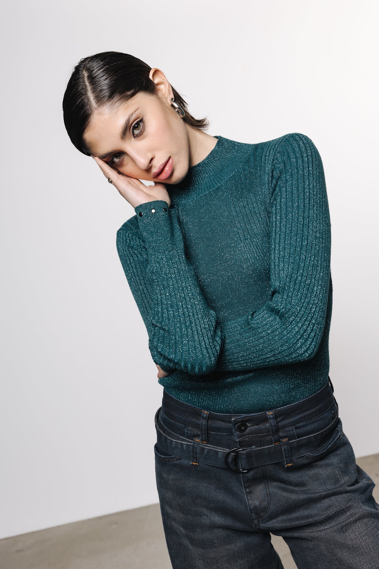 

Jersey con lúrex Mujer Pristila saphir | Freeman T. Porter