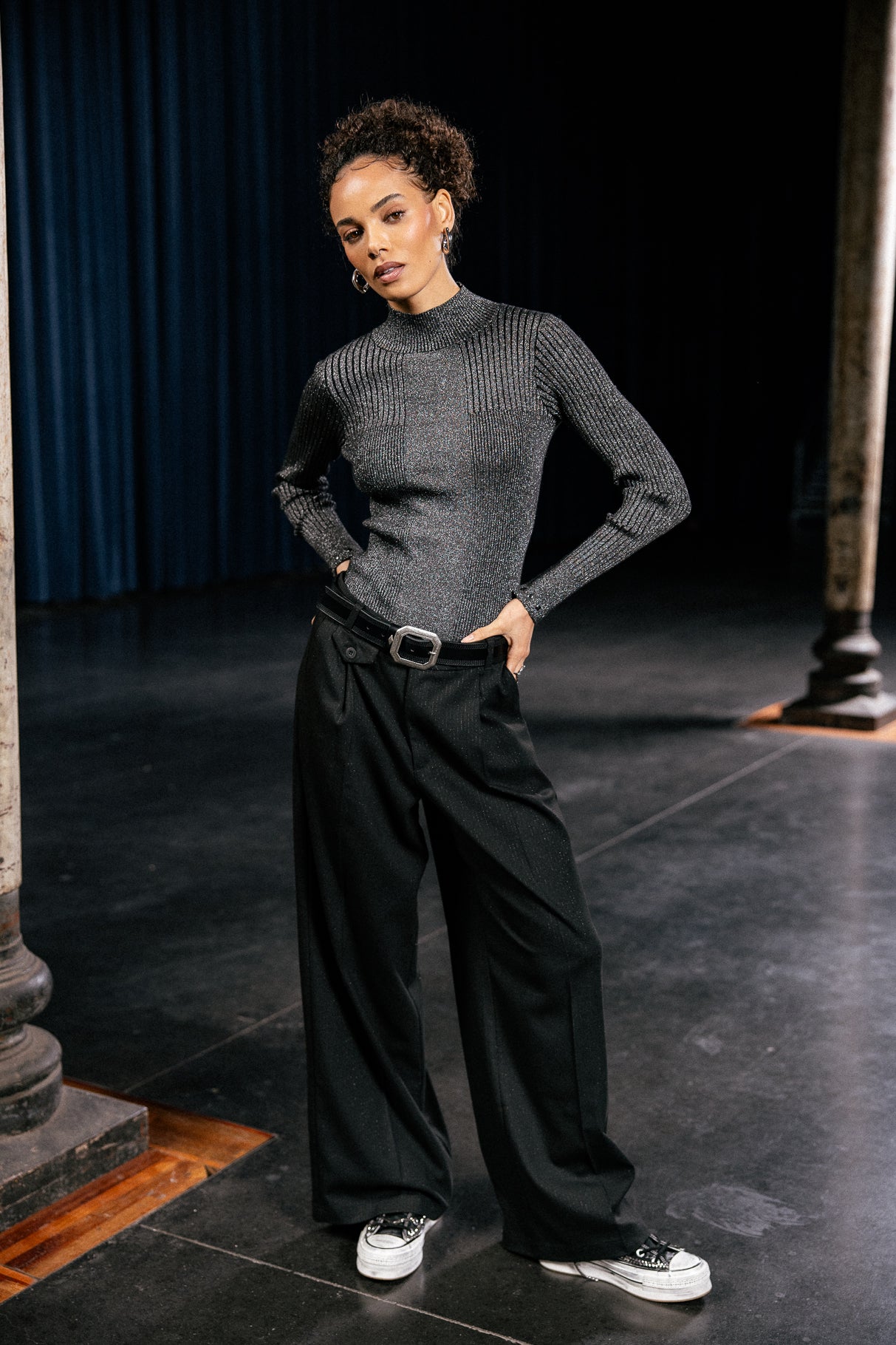 

Pull avec lurex Femme Pristila silver | Freeman T. Porter