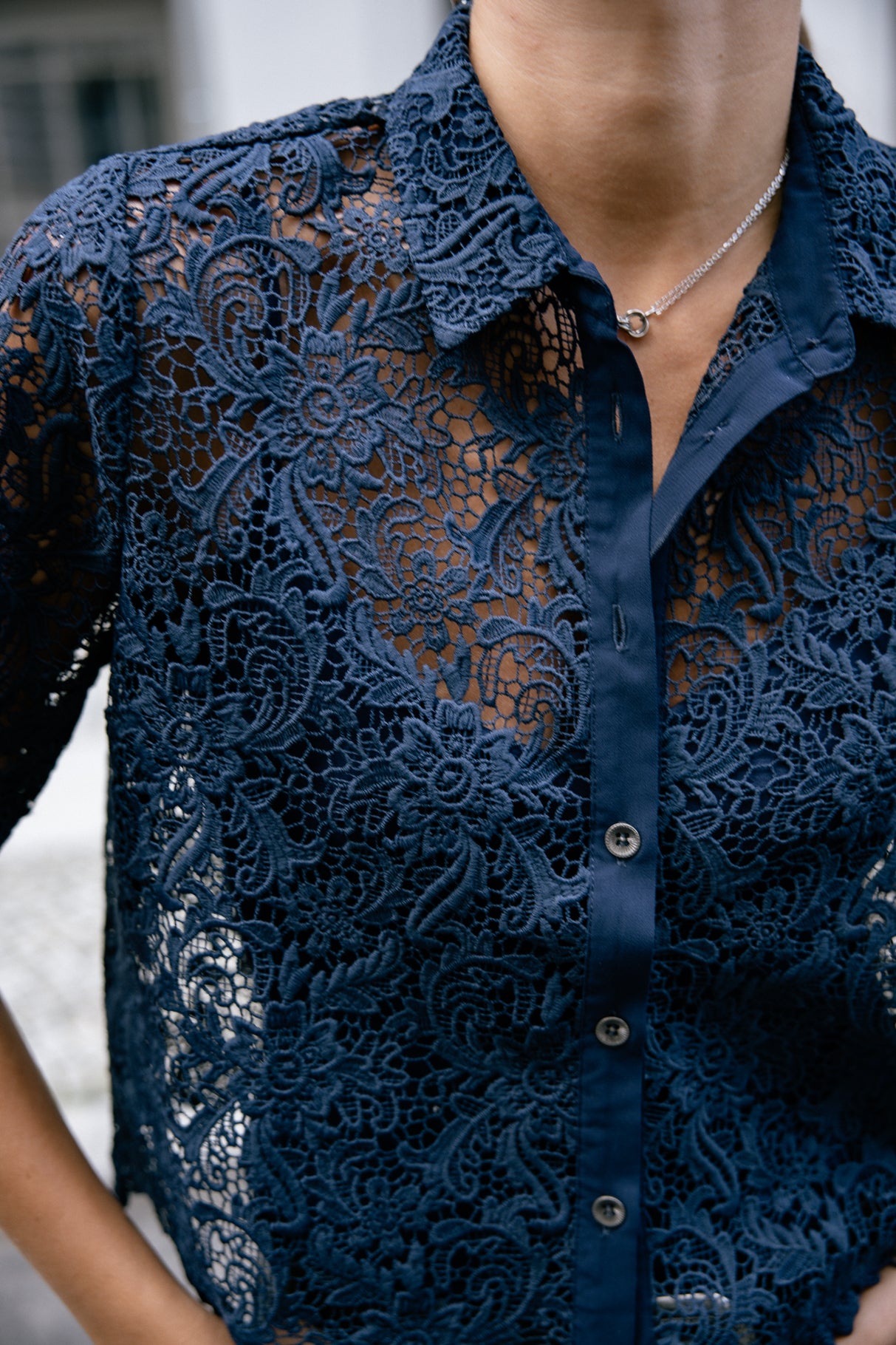 
              

Chemise en dentelle Femme Choko Lace black iris | Freeman T. Porter
            
