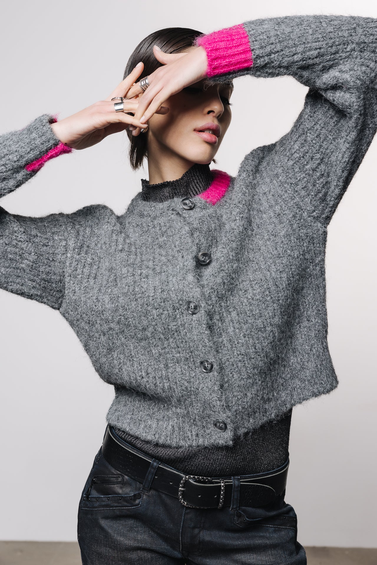   
            

Cardigan  Femme Pace grey / pink | Freeman T. Porter
          