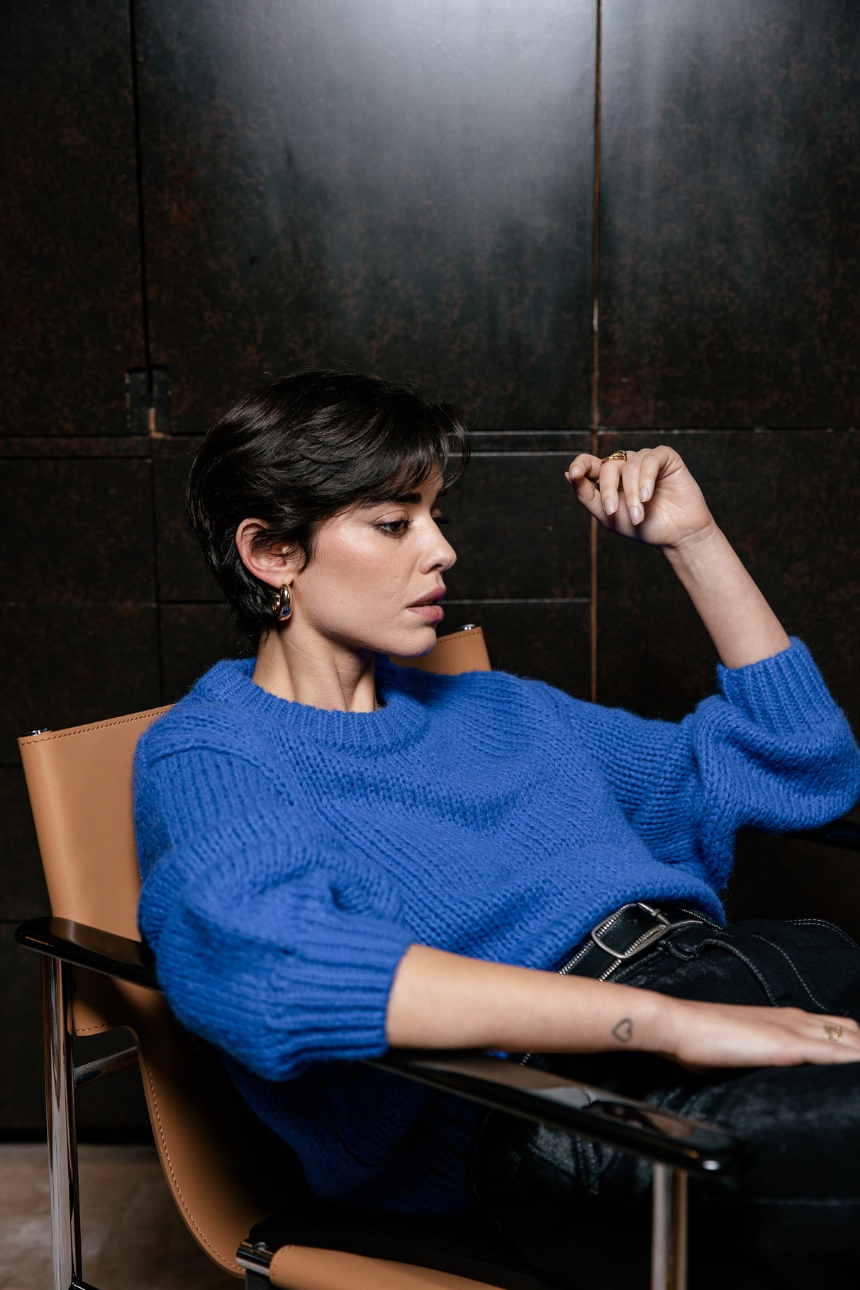 

Pull en mohair Femme Passy electric blue | Freeman T. Porter