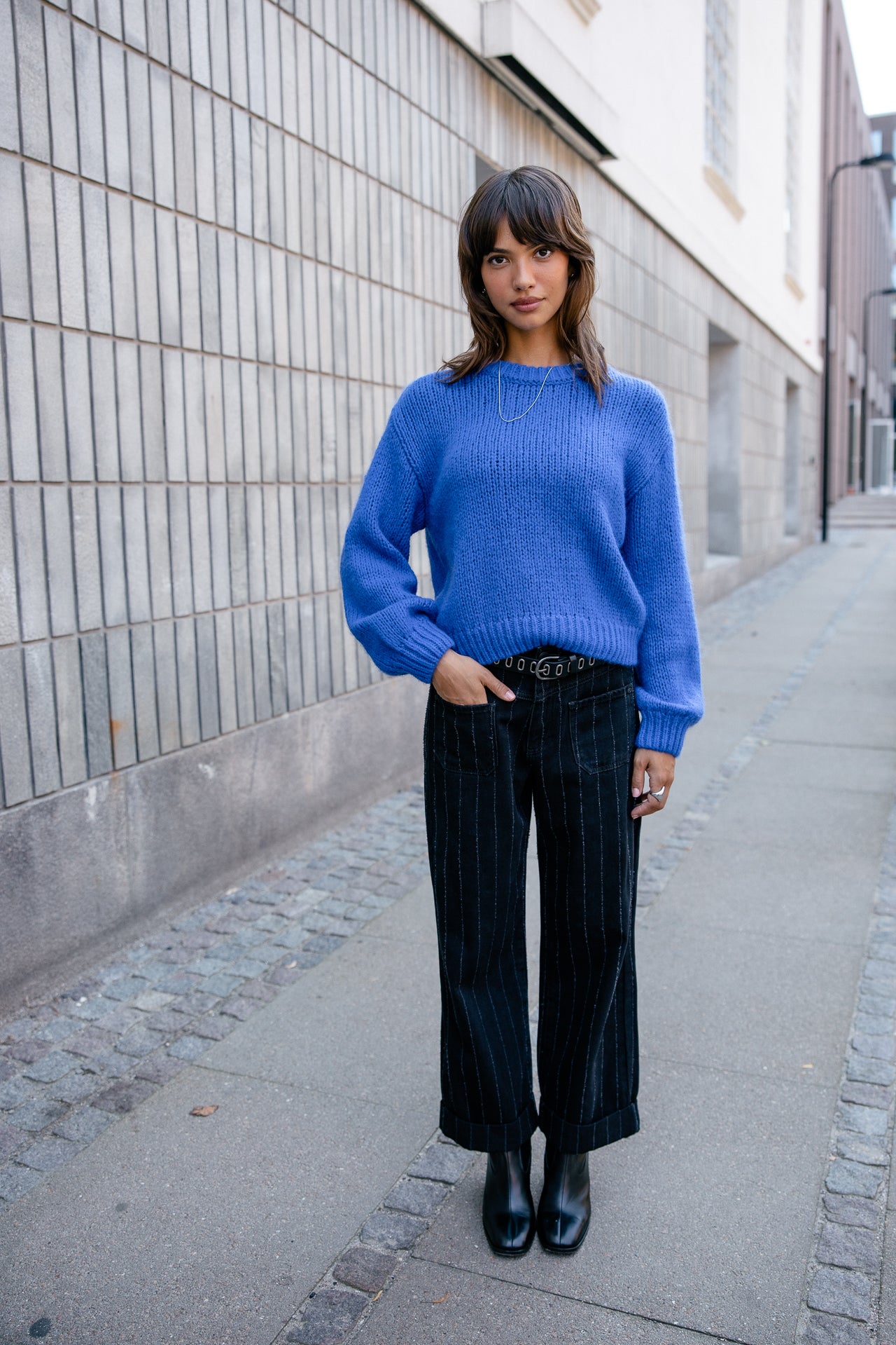

Pull en mohair Femme Passy electric blue | Freeman T. Porter