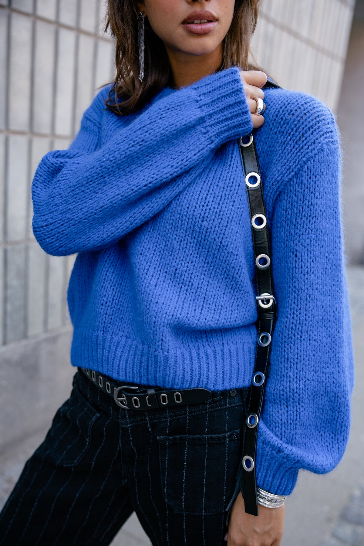 

Pull en mohair Femme Passy electric blue | Freeman T. Porter