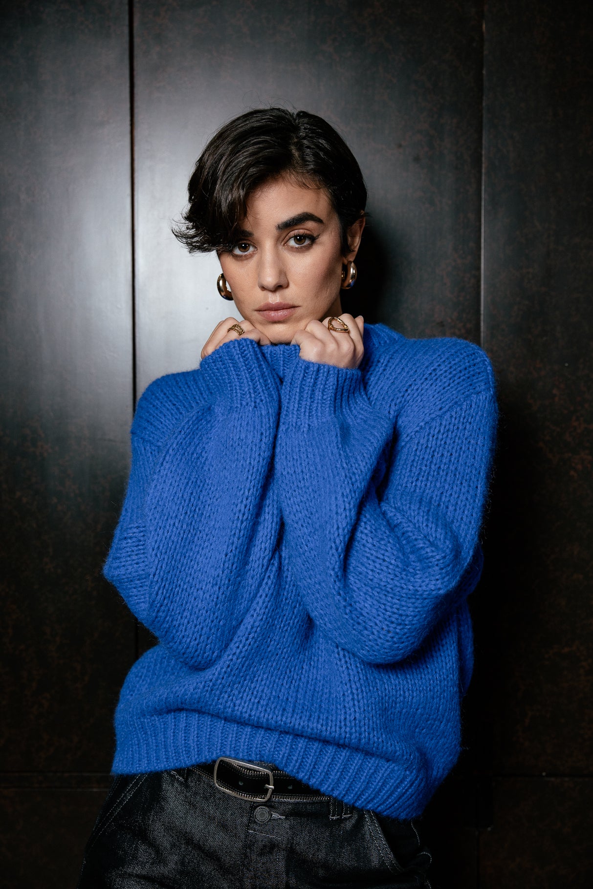 

Pull en mohair Femme Passy electric blue | Freeman T. Porter