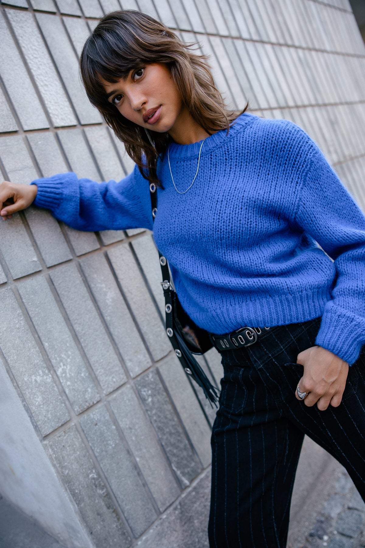 

Pull en mohair Femme Passy electric blue | Freeman T. Porter