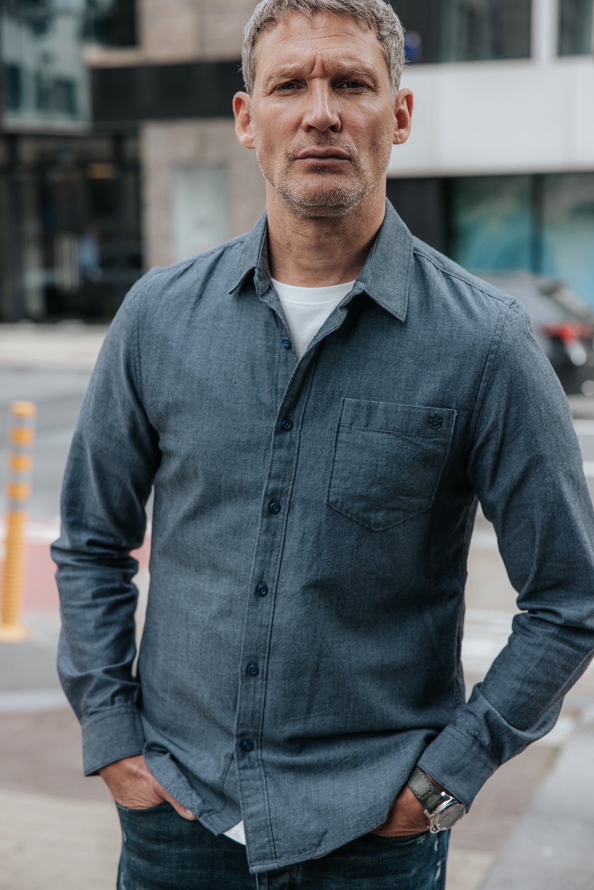   
            

Chemise droite Homme Jeremiah Bitwill navy | Freeman T. Porter
          