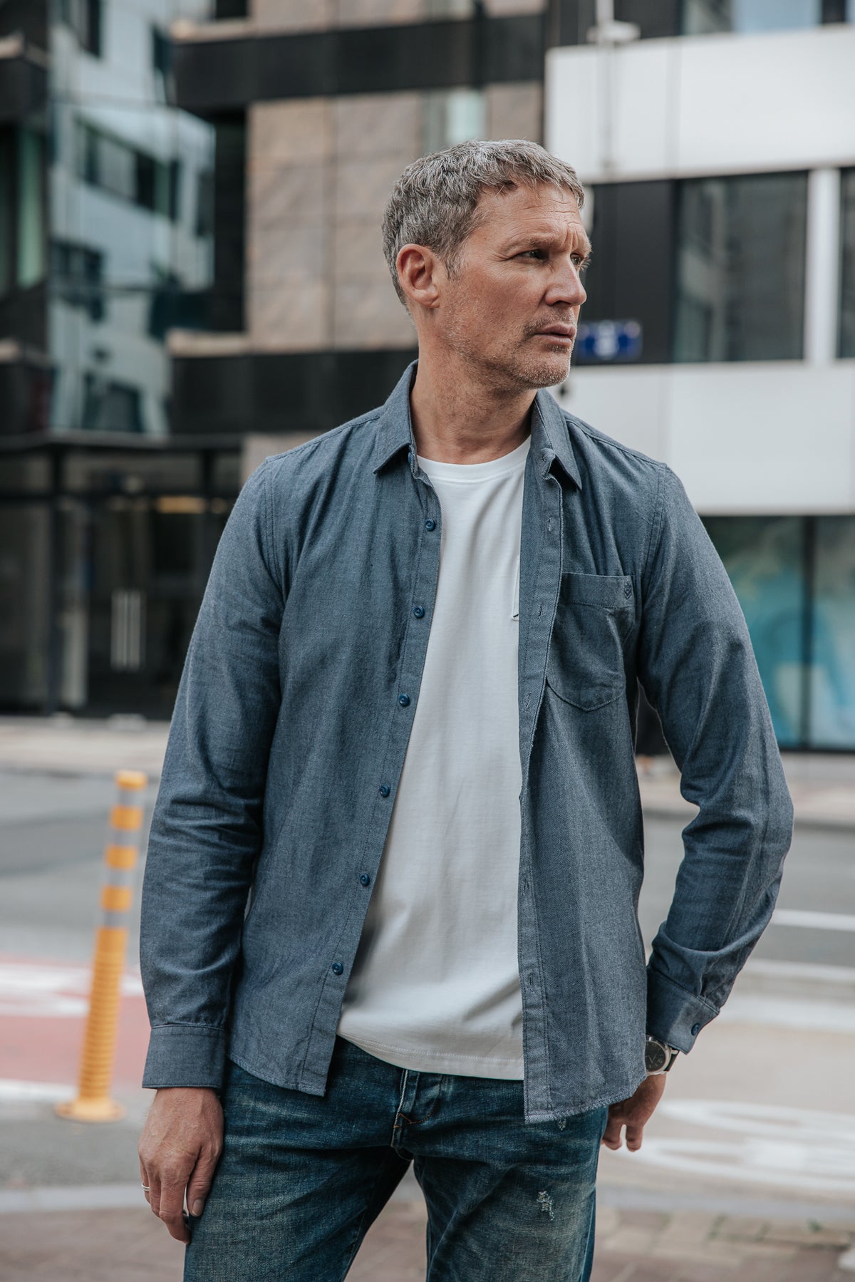 

Straight shirt Men Jeremiah Bitwill navy | Freeman T. Porter