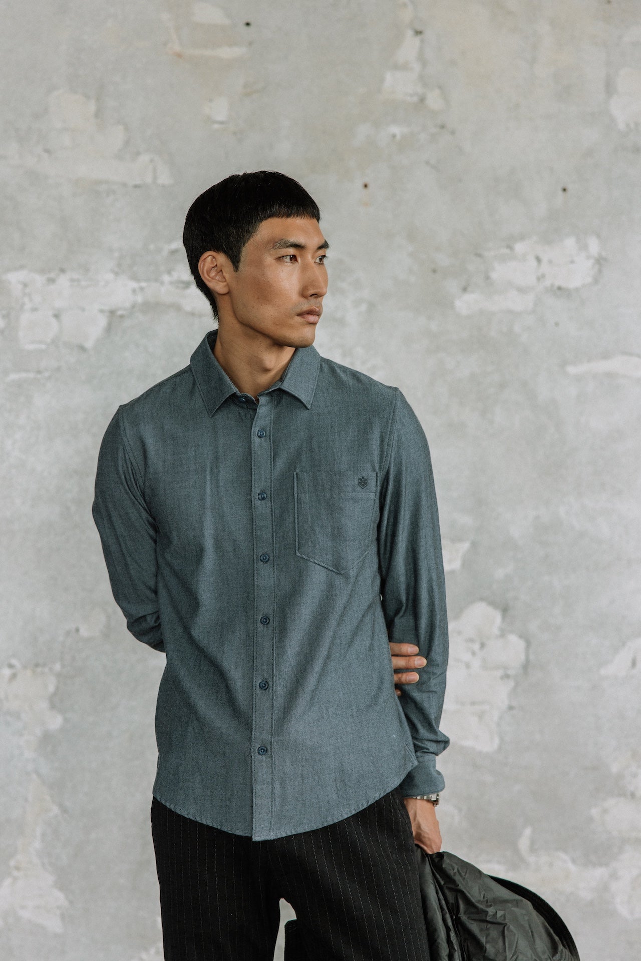 

Chemise droite Homme Jeremiah Bitwill navy | Freeman T. Porter