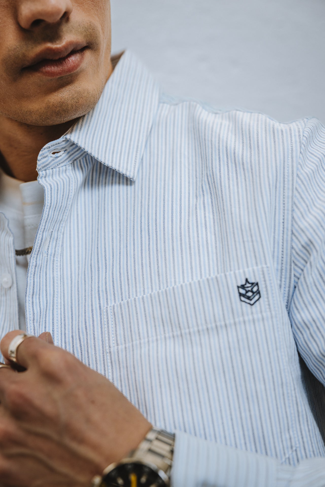 

Chemise droite Homme Jeremiah Stripes original | Freeman T. Porter