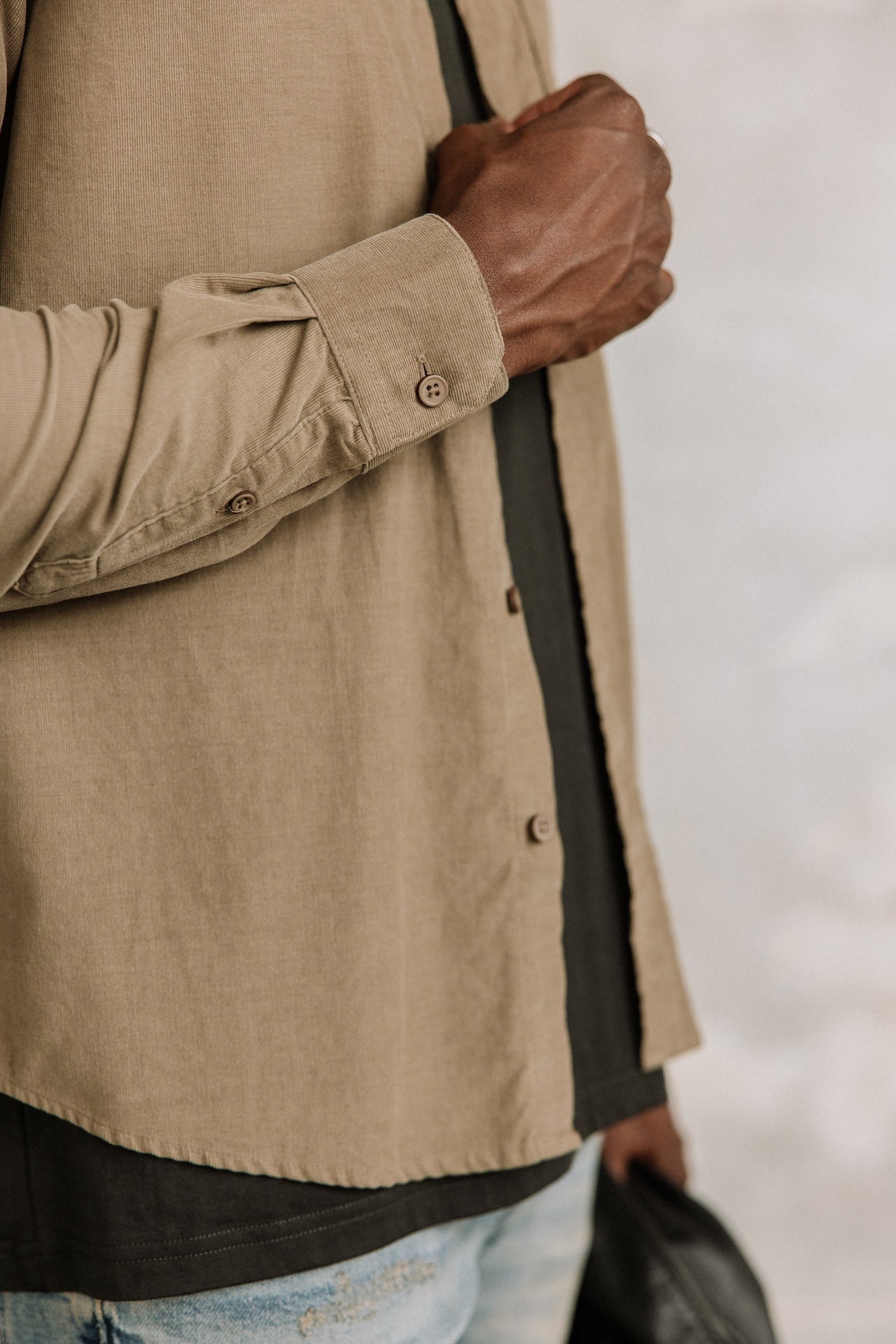 

Chemise droite Hombres Jeremiah Milleraies vetiver | Freeman T. Porter