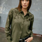 

Chemise brodée Femme Cobally Embroidery olive night | Freeman T. Porter