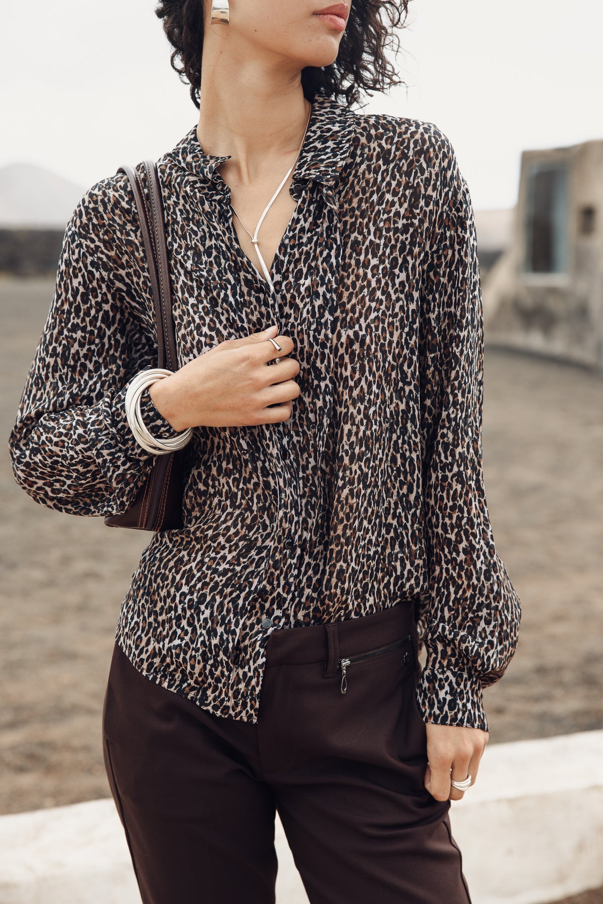 

Camisa com padrão leopardo Mulher Chickya Soft leo original | Freeman T. Porter