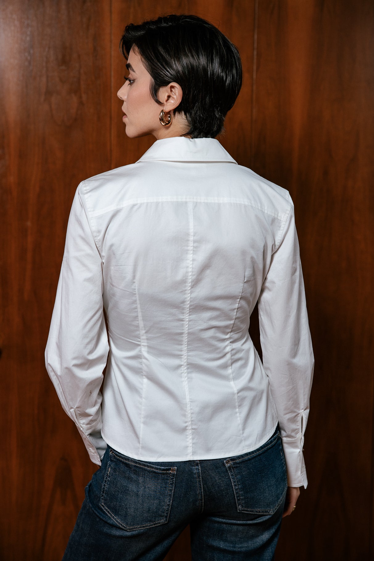 

Chemise cintrée Femme Celso white | Freeman T. Porter