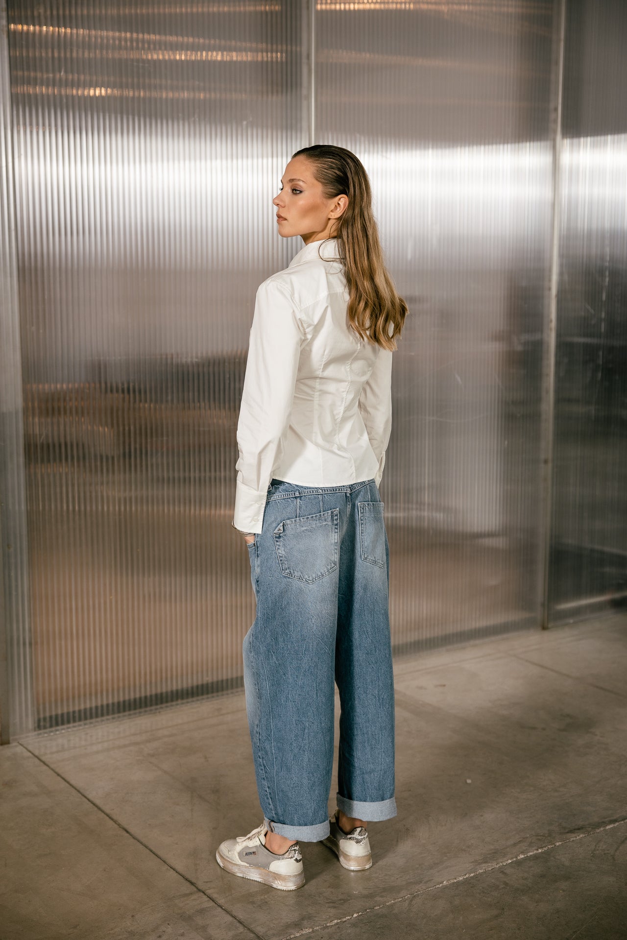 

Tailliertes Hemd Damen Celso white | Freeman T. Porter