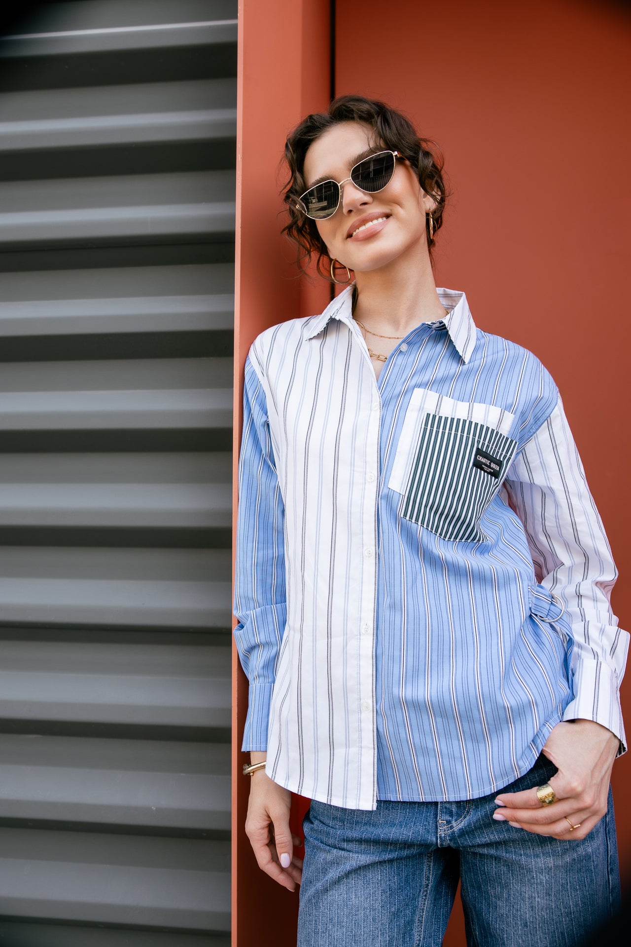 

Chemise oversize Femme Calay Patchwork original | Freeman T. Porter