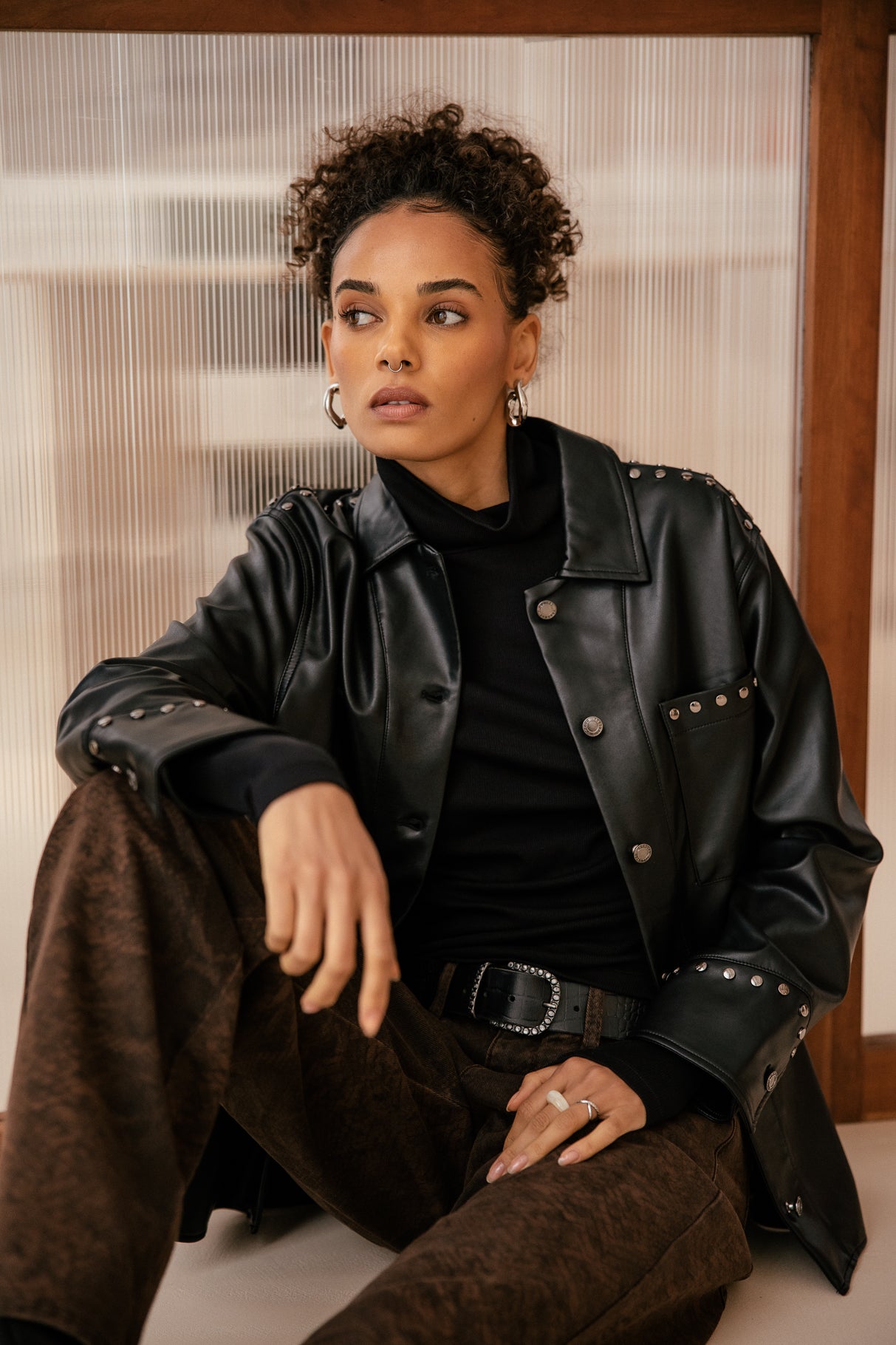   
            

Surchemise en simili-cuir Femme Voro Rock black | Freeman T. Porter
          