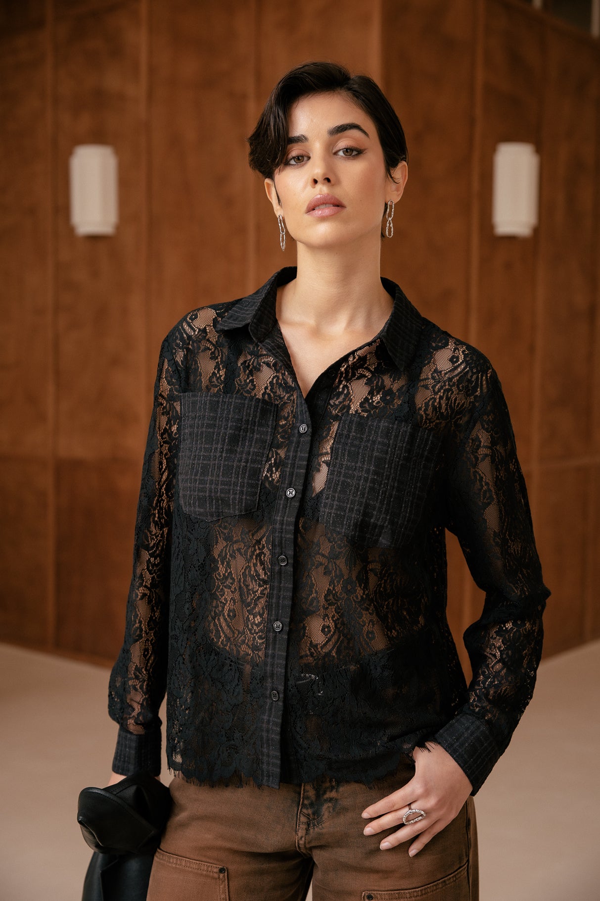   
            

Camisa de encaje Mujer Consuelo Lace black | Freeman T. Porter
          