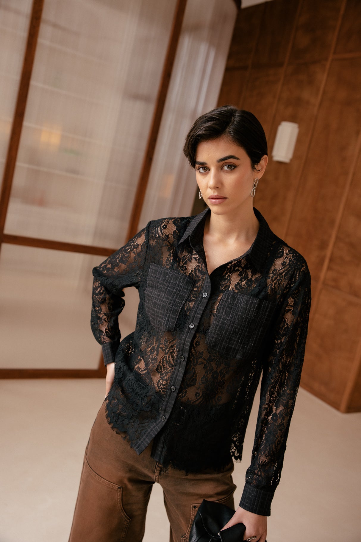   
            

Chemise en dentelle Femme Consuelo Lace black | Freeman T. Porter
          