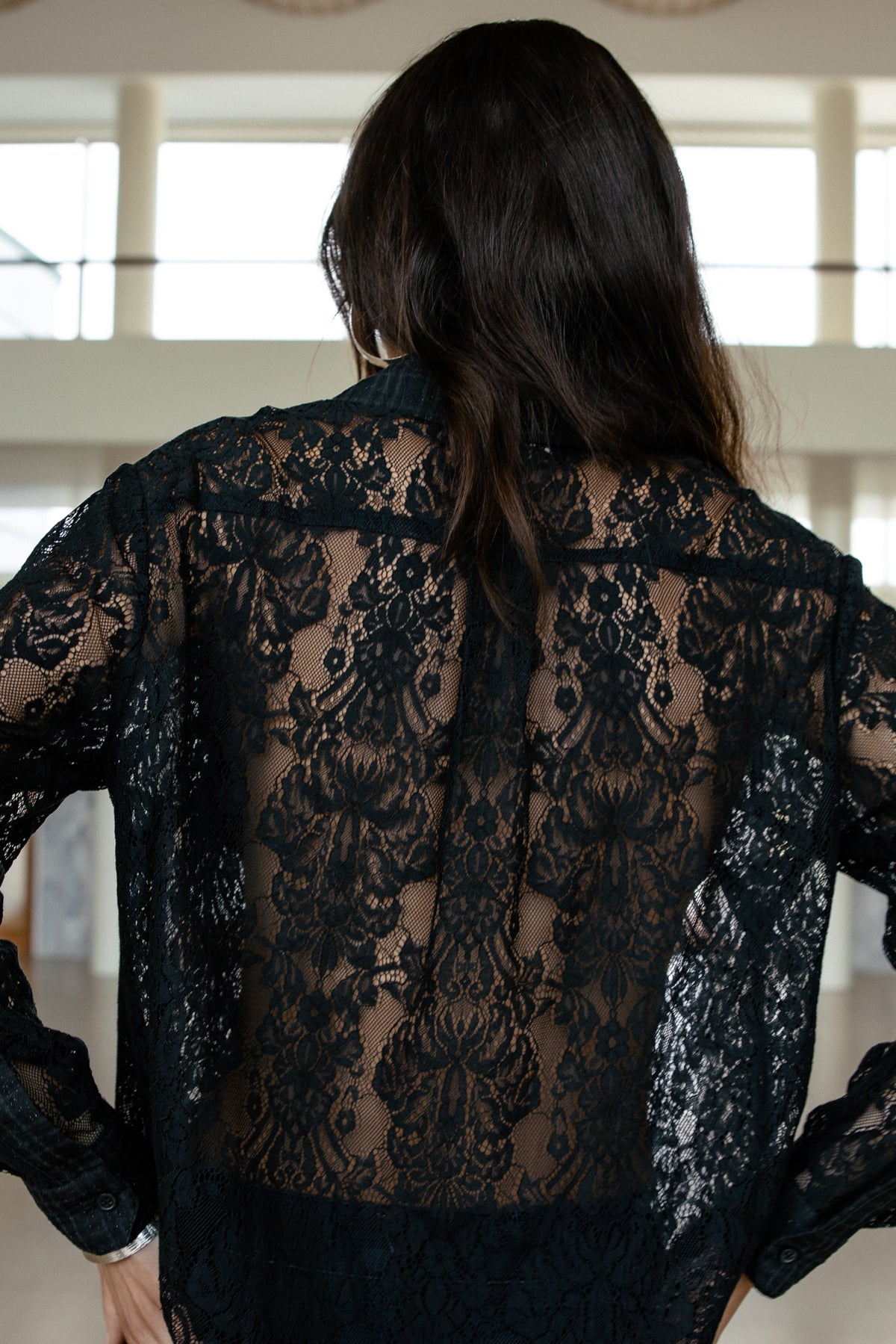 

Chemise en dentelle Femme Consuelo Lace black | Freeman T. Porter