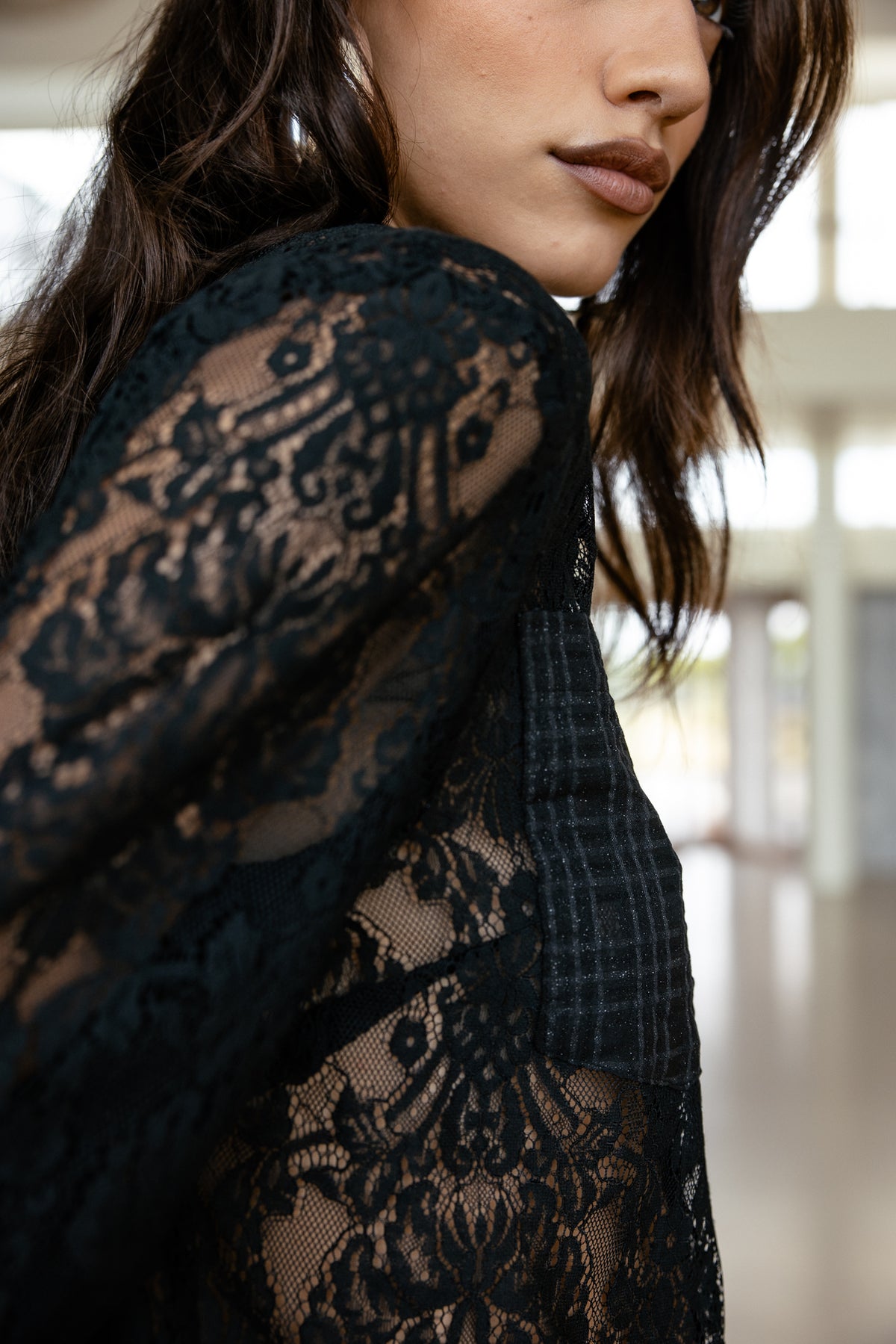 

Chemise en dentelle Femme Consuelo Lace black | Freeman T. Porter
