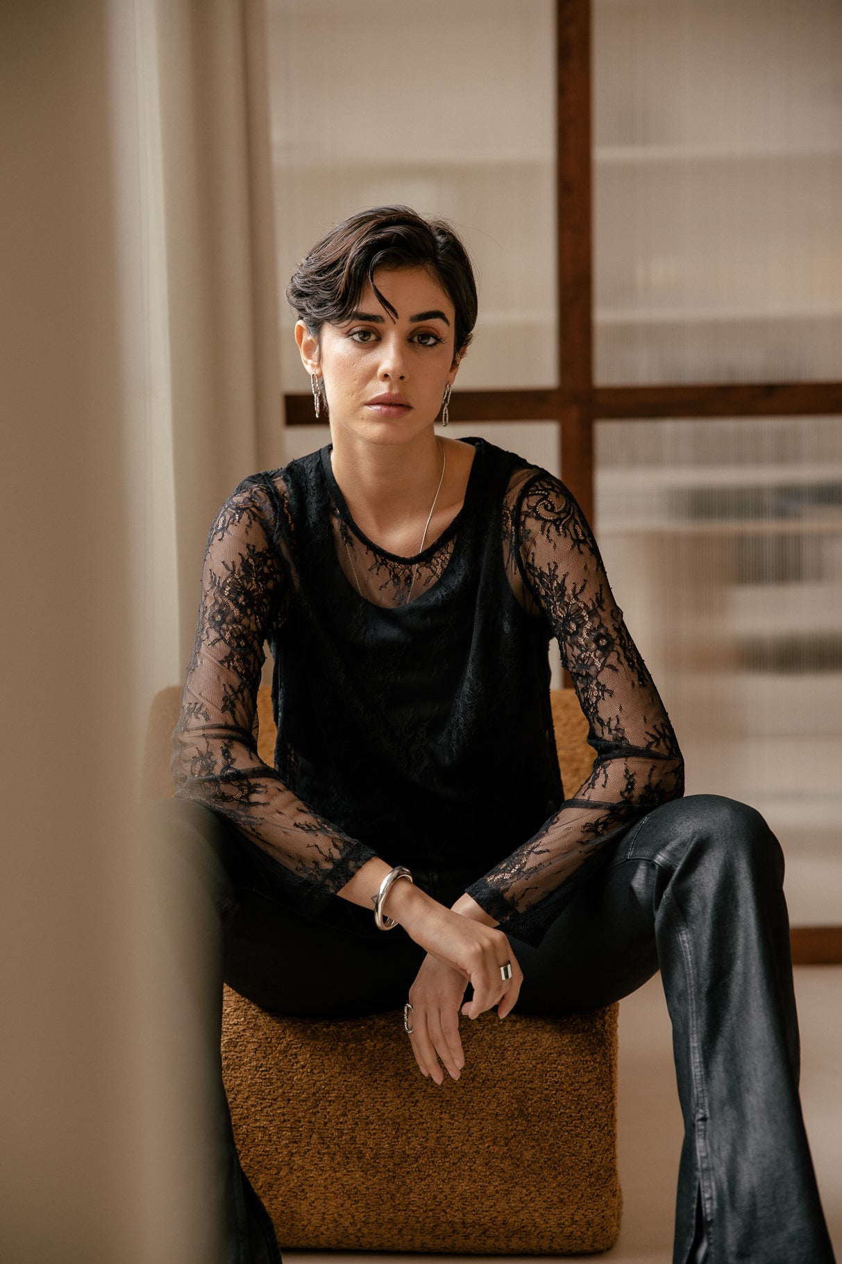   
            

Top en dentelle Femme Timotea Lace black | Freeman T. Porter
          